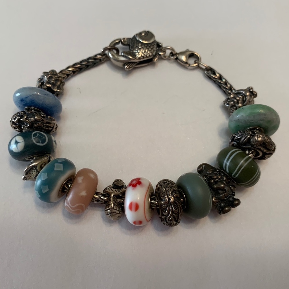 TrollBeads Kimono Kit and Sterling Bracelet
